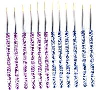 LIFKOME 12 pcs Nail Art Striping Brush Pens Fine Thin Nail Liner Brushes for Detailed Line Drawing and Floral Pattern Design and Comfortable