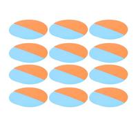 LIFKOME 12Pcs 66Mm Round Mood Lighting Film Gel Light Filter Sheets with Removable Adhesive for Pendant Lamp, Light Diffuser Sheets Compatible with Studio and Stage Lighting