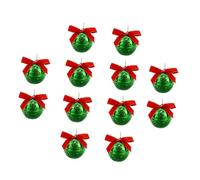 LIFKOME 12pcs Christmas Wind Bells Decor Xmas Tree Hanging Decor Jingle Sleigh Bell Ornament Christmas Decorations Baubles Mini Gold Xmas Hanging with Artificial for Green
