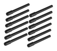 LIFKOME 12pcs Eyebrow Pencil Extender Holder with Anti-slip Grip and Dual-head Soft Brush Secure Firm Grip for Precise Natural Brow Grooming Suitable for Beginners and Professionals