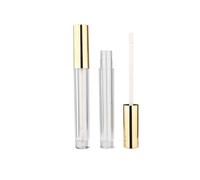 LIFKOME 12pcs Lip Gloss Tubes Empty Round Storage Containers with Golden Electroplated Caps Lightweight Cosmetic Tubes for Lip Glaze Portable Travel Makeup Holder