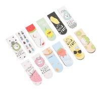 LIFKOME 12pcs Magnetic Book Markers for Students Creative Unique Patterns, Portable and Not Easy to Damage Magnet Bookmarks for Reading