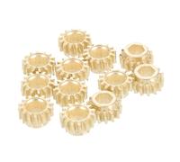 LIFKOME 12pcs Metal Guitar Tuning Pegs Gears with 1:14 Ratio and Hexagonal Hole, Golden Bass Tuner Caps Replacement for Old and Dirty Parts with Lock String Function Handles, for Guitar