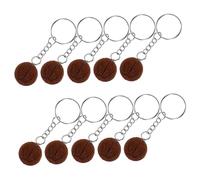 LIFKOME 12pcs Orange Basketball Keychain Pendant Resin Keyring Souvenir Ornament for Bags Phones and Car Keys Creative for Sports Fans and Special Occasions