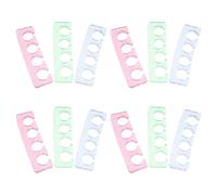 LIFKOME 12pcs Silicone Nail Separator Pedicure Toe Separators Finger Dividers for Nail Art Tools and Gel