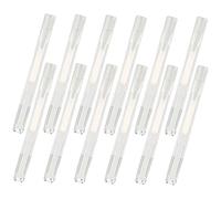 LIFKOME 12pcs Transparent Empty Nail Nutrition Oil Pens Twist Refillable Makeup Applicators for Nail Polish Lip Gloss eyelash with Brush