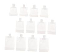 LIFKOME 12pcs Travel Lotion Refill Bag Empty Lotion Sub Bag Suction Mouth Practical Fillable for Travel Makeup Body
