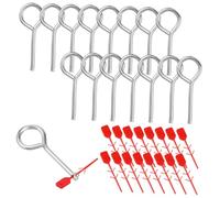 LIFKOME 15 Sets Fire Extinguisher Lock Pins Metal Safety Pulls Replacement for Fire Extinguisher Safety Locks Secure Hold Easy One-hand Operation