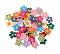 LIFKOME 150pcs Floral Embroidery Applique Patches Small Flower Fabric DIY Decorations for Bags Shoes Jeans Clothing Accessories