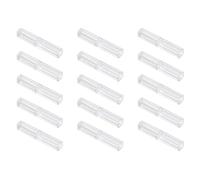 LIFKOME 15pcs Pen Box for Pencils and Stylus Pens, Plastic | Shell, Fixed Plate and Ring Structure, Single-pen Compartment, Ready-to-gift Pack for School and Retail Display