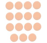 LIFKOME 15pcs Soft Cotton Rounded Makeup Powder Puff Skin Tone Cosmetic Applicators for Natural Finish and Easy Application Suitable for Beginners and Professionals