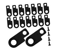 LIFKOME 16 Sets Electric Guitar Pedal Board Mounting Kit Quick Install Metal Brackets with Screws Fit for Effects Pedals Compact Stylish Design for Enhanced Stage Presence