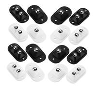 LIFKOME 16pcs Adhesive Mini Swivel Caster Wheels for Trash Bins Storage Boxes Small Furniture Movers Smooth Quiet Rotation for Kitchen Appliances and Home Use