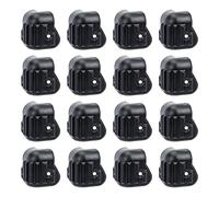 LIFKOME 16pcs Plastic Speaker Corner Protectors Black Mounting to Back and Front of Speaker Easy Disassembly Collision Protection for Stage Furniture Cabinets