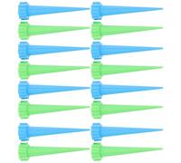 LIFKOME 16pcs Self-watering Plant Spikes for Indoor Outdoor Pots Plastic Automatic Drip Irrigation System with Humidity Sensor Water Conservation and DIY Fertilization Garden Drip System
