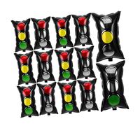 LIFKOME 16pcs Traffic Light Foil Balloons for Race Car Birthday Party Decorations Vehicle Transportation Theme Supplies for Bright Red Yellow Green Party Favor Balloons