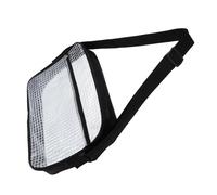 LIFKOME 17-Inch Black PVC Mesh Anti-Static Dust-Free Tool Organizer Shoulder Bag, Large Capacity Crossbody Pouch for Engineers, Travel and Daily Use