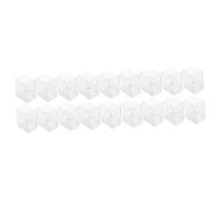 LIFKOME 18 Pcs Transparent Square Watch Display Stand Boxes Clear Watch Cases with Anti-Scratch for Home and Retail Use