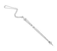 LIFKOME 1pc Jewish Bible Reading Pointer Tool Elegant Yad Pointer Chain for Adult Bar Mitzvah Lightweight and Compact Finger Marker for Scripture Reading Silver Onion Head