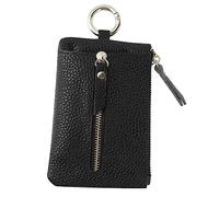 LIFKOME 1pc Multifunctional Portable Zipper Key Wallet Change Purse Leather Handbag Unique Locks Design for Storing Cash and Keys for Travel and Everyday Use