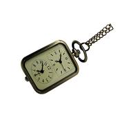 LIFKOME 1pc Vintage Pocket Watch Necklace Double Movement Retro Dual- Design for Men and Women for Daily Wear Parties and Special Occasions
