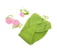 LIFKOME 1Set Adorable Newborn Girl Mermaid Costume Handmade Crochet Knit Photography Outfit for Boy Girl for Cute Photoshoots and Creative Themes Unique Design for Memorable Moments