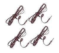 LIFKOME 2 Pairs Leopard Print Flat Shoelaces Elastic Polyester Shoe Ties for Sneakers Casual Canvas Shoes Fashionable Cool Accessories