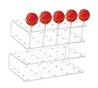 LIFKOME 2 Pcs Acrylic Cake Pop Stand Lollipop Holder with Clear Candy Display Rack for Weddings Parties Birthdays Easy to Clean and Stable Support for Secure Treat Presentation
