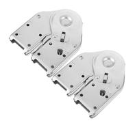 LIFKOME 2 Pcs Aluminum Alloy Ladder Tie Rod Replacement Kit Folding Ladder Hinges Brackets Hinge Easy Installation for Home and Stability