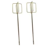 LIFKOME 2 Pcs Cement Mixing Sticks Electric Drill Accessories Paddle Mixer Rods for Paint Plaster Epoxy Mortar and Construction Fluids Mixing