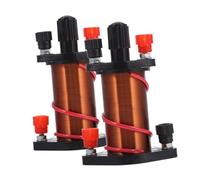 LIFKOME 2 Pcs Copper Electromagnetic Induction Coils Teaching Solenoid Physics Experiment Kit for Magnetism Electricity Demonstration Auxiliary Coil for Students