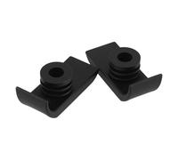 LIFKOME 2 Pcs White Walker Ski Glides Replacement Accessories with Easy Installation and Safe Outdoor Movement Features, Portable Plastic Walker Gliders for Enhanced Stability and Floor
