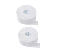 LIFKOME 2 Rolls Portable Hat Sweat Stickers Self-adhesive Collar Absorption Pads Soft Breathable Sweatband for Men Women Prevent Stains and Odor White Random Color