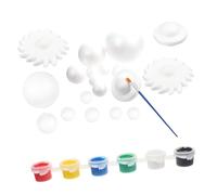 LIFKOME 2 Sets DIY Solar System Foam Balls Craft Kit Polystyrene Planet Balls for School Projects and Creative Arts for Science Projects and Custom Decorations