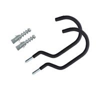 LIFKOME 2 Sets Heavy Duty Steel Bike Storage Hooks Wall Mount Bicycle Hangers for Garage and Outdoor Use Easy Installation Wood Brick Walls Suitable for Road Mountain Hybrid and Bikes