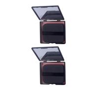 LIFKOME 2 Sets Oil Absorbing Blotting Sheets with Mirror and Puff, Face Oil Control Facial Tissue for Makeup Touch-up and Skin Cleaning, Portable Beauty Blotting Paper for Oily Skin