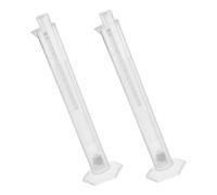 LIFKOME 2 Sets Triple Scale Alcohol Hydrometer for Wine Making Accurate Glass and Plastic Tester with Test Jar Lightweight Spirit Concentration for Home Brew and Fermentation Measurement