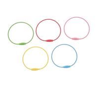 LIFKOME 20 Pcs Stainless Steel Wire Keychains with Coated Cable Heavy Duty Multipurpose Key Rings for Luggage Tags Binder Rings and Keyring Keepers Accessories Random Color