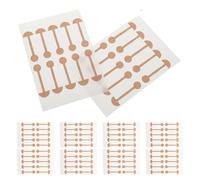 LIFKOME 200pcs Elastic Nose Corrector Strips Dumbbell Shape Nostril Reshaping Patches Soft Breathable Wing Shaping Strips Invisible Nose for Natural Contouring and Facial Symmetry