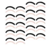 LIFKOME 200Pcs Eyelash Curler Replacement Pads Mini Silicone Refills Black Rubber and Pink Silicone for Professional Lash Curlers Salon Beauty Tool