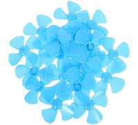 LIFKOME 20pcs 60mm Plastic Four-blade Model Propellers, 1.5mm Hole Design, Lightweight Mini Fan Blades for DIY Crafts, Science Projects, Boats and Models