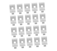 LIFKOME 20pcs Adjustable Steel Shelf Bracket Clips for Cabinets and Garages Wall Mounted Shelf Supports for Boards Easy Hand Installation for Bookcases and Storage Furniture