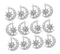 LIFKOME 20pcs Alloy Moon Sun Charms DIY Jewelry Accessories Retro Pendant for Necklace Bracelet Keychain Crafting Gift Making Supplies