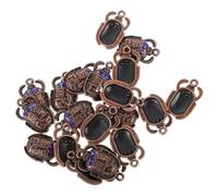 LIFKOME 20Pcs Ancient Beetle Charms for DIY Jewelry Making Durable Hanging Pendant for Necklaces Keychains and Crafts Retro Design for Unique Accessories