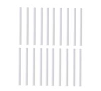 LIFKOME 20pcs Colorful Hot Melt Glue Sticks White Flexible Adhesive Rods for DIY Crafts Odor- All-purpose Bonding of Plastics and Ornaments Portable and Safe for Daily Use