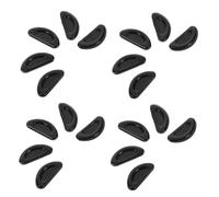LIFKOME 20pcs D-shaped Anti-slip Adhesive Silicone Eyeglass Nose Pads for Pressure Relief Fit for Various Frames Soft Nose Grips for Comfortable Long-term Wear
