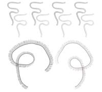 LIFKOME 20Pcs Doll Eyelashes Strips Black Brown Nylon Reborn Doll Accessories for DIY Crafting Bear Eye Lashes Natural Look Supplies