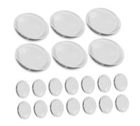LIFKOME 20pcs Eyelash Holder Pads Silicone Lash Extension Tray Round Reusable Eye Pads for Precise Lash Placement Professional Makeup Supplies for Women