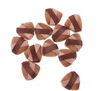 LIFKOME 20pcs Mini Triangular Velvet Powder Applicators for Loose Setting Powder Soft Makeup Finishing Sponge Applicator for Face and Body Use