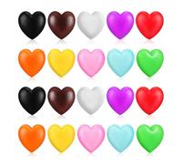 LIFKOME 20pcs Silicone Glasses Ear Grips Comfortable Anti-Slip Eye Glasses Ear Hooks for Sunglasses Stylish Heart Design and Easy to Use Grippers for All Ages